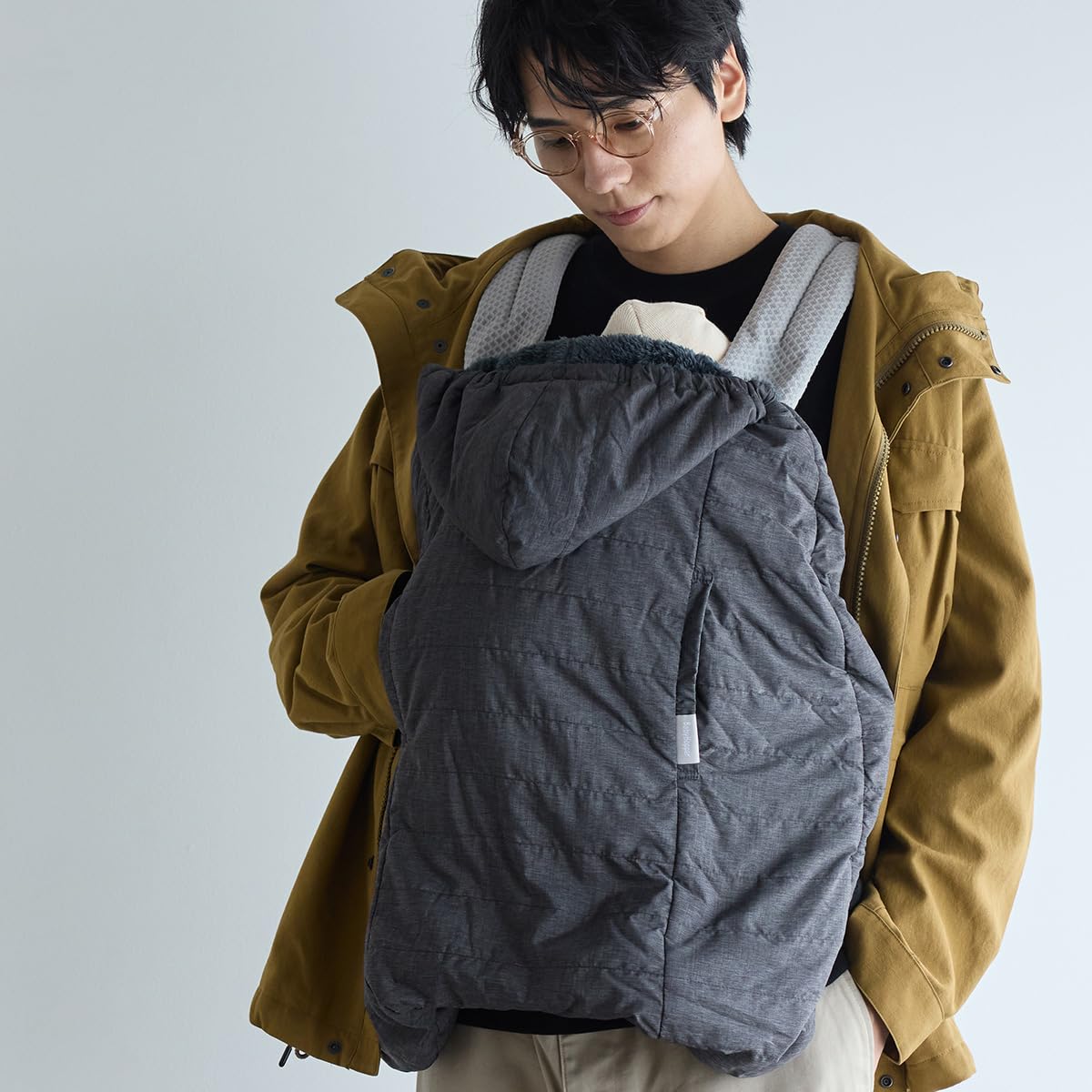 BabyHopper ベビーホッパー マルチプル防寒ケープ ブラック CKBH0 Amazon | BabyHopper ベビーホッパー マルチプル防寒ケープ ブラック